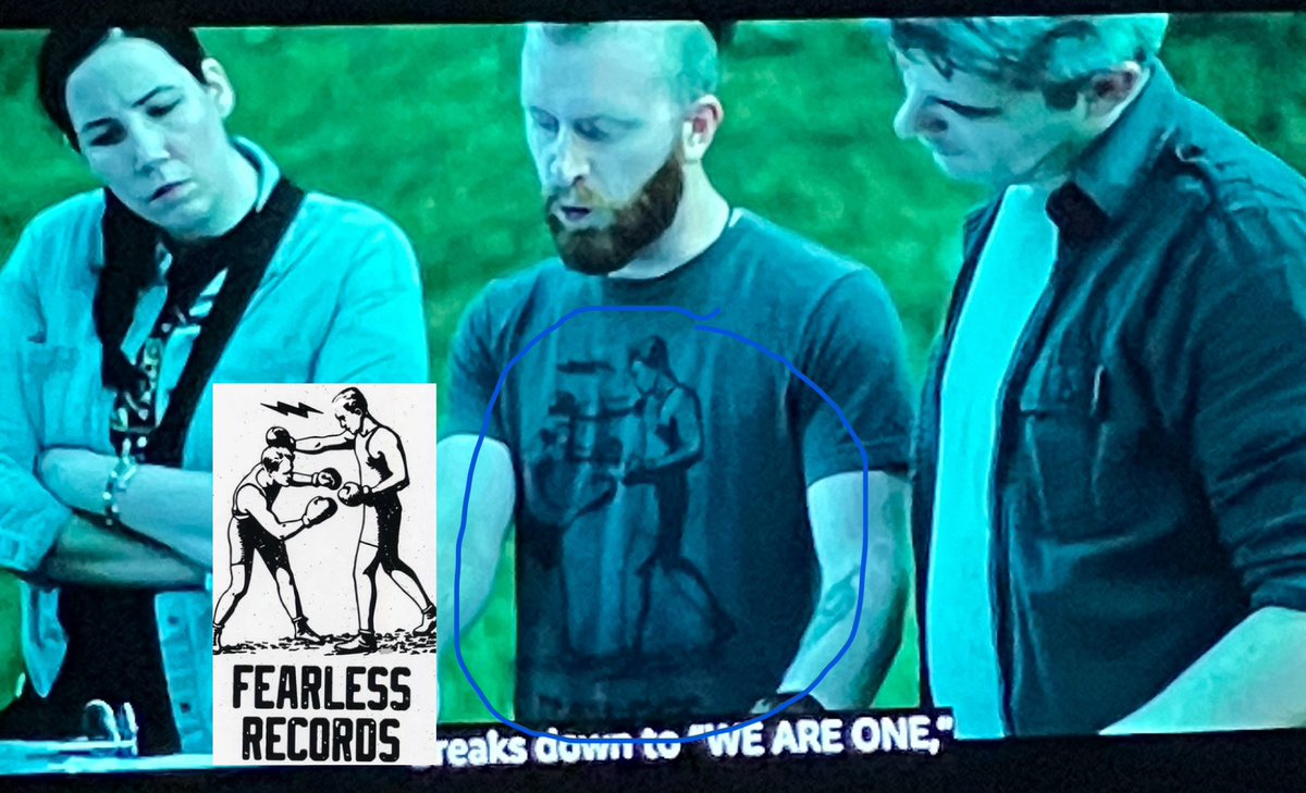 MyckelJay's tweet photo. Descendents and Ghoulies stickers on laptop, Foo Fighters sign, Fearless Records T-shirt and blessthefall record all in #Hellier https://t.co/GO6P2OkBp7