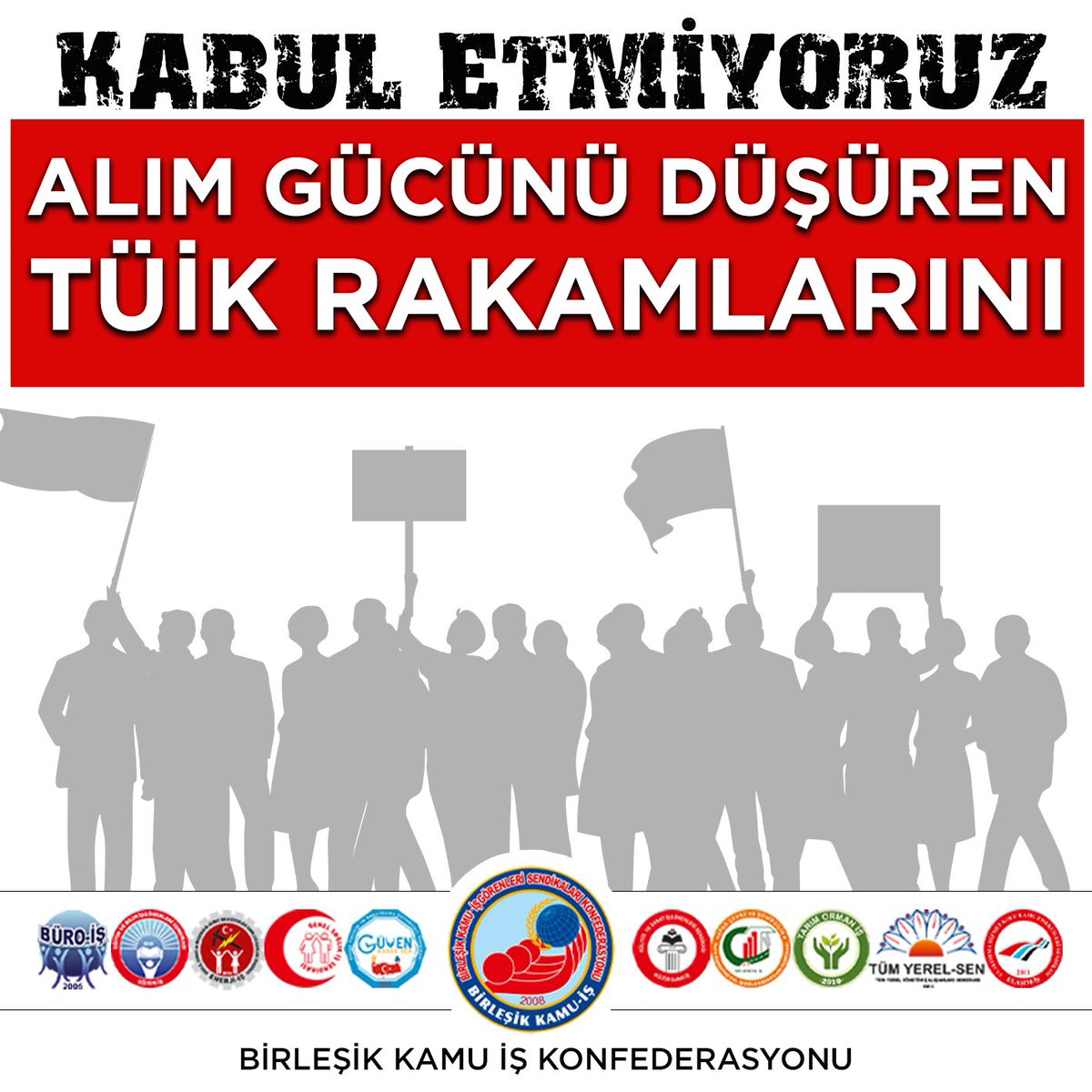 #hesabibizodemeyecegiz
Ülkemizin zenginliği birkaç aile arasında paylaşılmasın, fakirlik insanımıza pay edilmesin,maaşlar alınteri kurumadan bitmesin diye 13 Ocak'ta sahadayız.