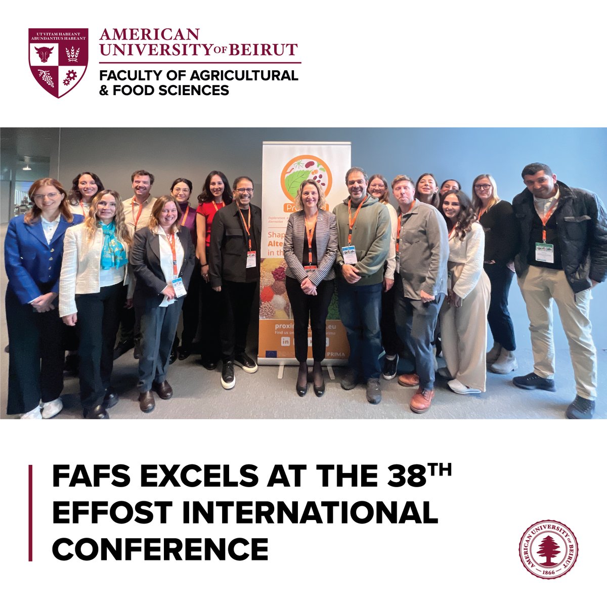 AUB_FAFS (@aub_fafs) on Twitter photo The Department of Nutrition and Food Sciences (NFSC) represented AUB with excellence at the 38th EFFoST International Conference in Bruges, Belgium.
aub.edu.lb/fafs/news/Page…
<a href="/AUB_Lebanon/">American University of Beirut</a> <a href="/dr_abiad/">Mohamad G Abiad</a> @Christelleisk The Department of Nutrition and Food Sciences (NFSC) represented AUB with excellence at the 38th EFFoST International Conference in Bruges, Belgium.
aub.edu.lb/fafs/news/Page…
<a href="/AUB_Lebanon/">American University of Beirut</a> <a href="/dr_abiad/">Mohamad G Abiad</a> @Christelleisk