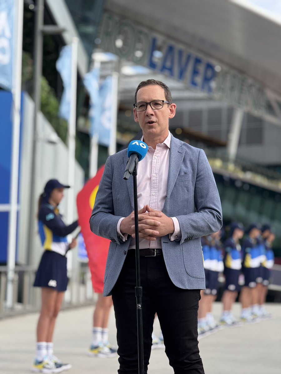 The 2025 <a href="/AustralianOpen/">#AusOpen</a> is officially open! <a href="/9NewsMelb/">9News Melbourne</a>