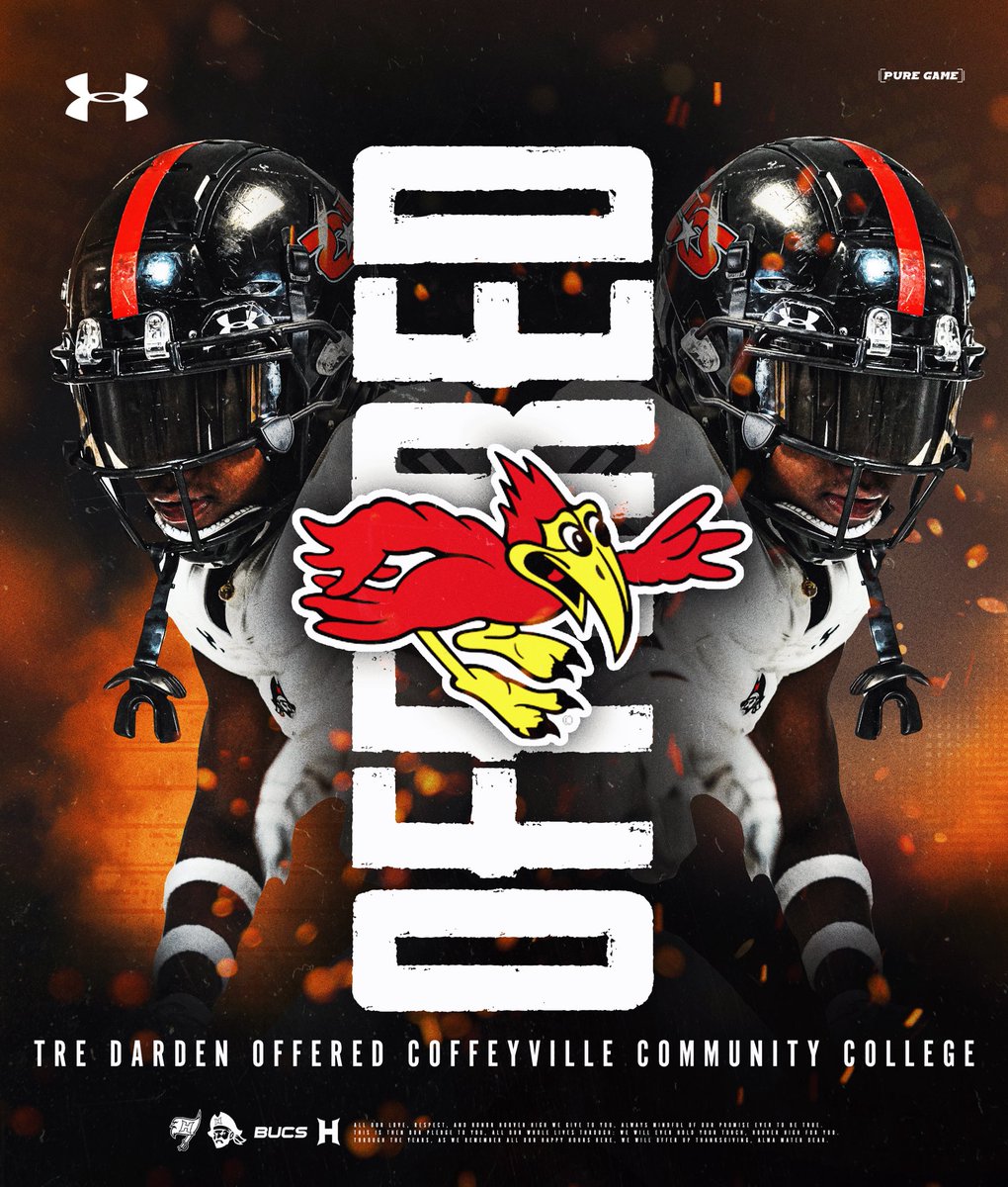 RecruitHoover's tweet photo. Congrats to @TreDarden4 on earning offers from @HindsCC, @westfloridaUWF, and @Red_raven_football! 🔒📈 Traction is picking up for this lockdown corner—who’s next to join the race? #DBU #RecruitmentTrail https://t.co/YeuXN24gmc