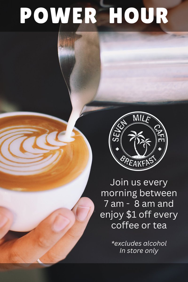 Introducing Power Hour at Seven Mile.....☕️