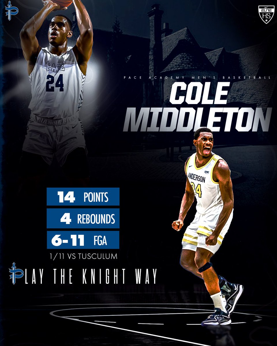 Pace_Hoops's tweet photo. Pace Hoops Alumni Cole Middleton had a strong performance today in a win for @autrojansmbb ! Once A Knight, Always A Knight! ⚔️💪⚔️ #ROSE36 https://t.co/oEQC69hOUc