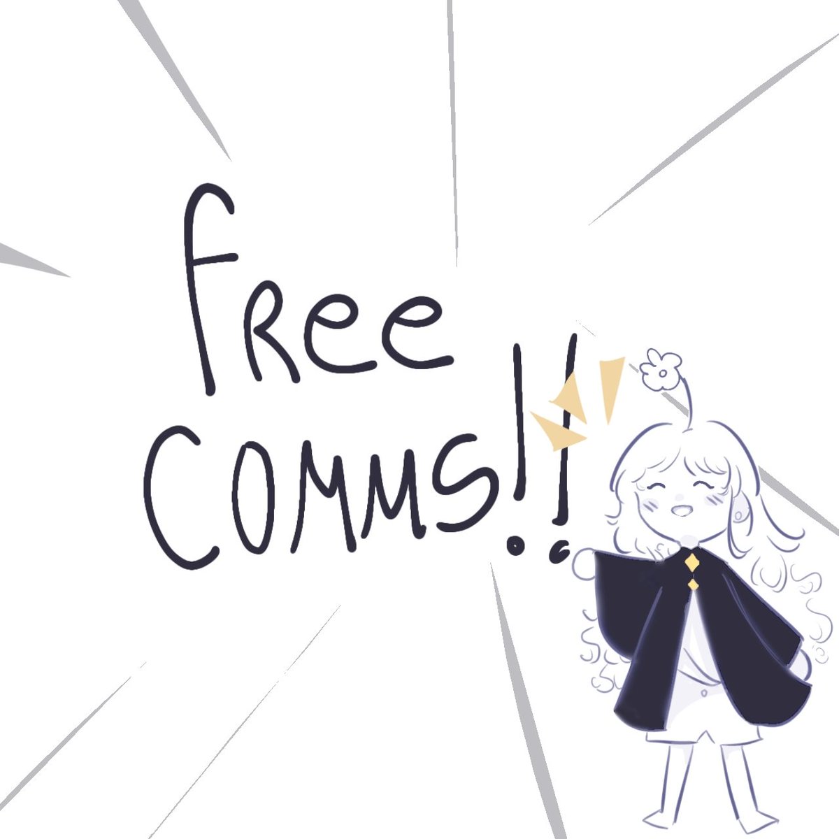 I need more portfolios, soooo I'm looking for SUBJECTS who want FREE COMMISSION!! Yes, I'm doing this for free, but I'll only do a few. If you are interested in: Vtuber model, png-tuber, reference sheet or twitch emotes.

like + rt and DM me!

#comissionsopen