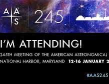 Counting down until #AAS245 in National Harbor! 
Will you be here? 🚀 🌌 🔭 
lnkd.in/eX_Zk_cS

#ExploreAstronomy 
#AAS
#AmericanAstronomicalSociety
#STEM
#NITARP
#NASAIPACTeacherArchiveResearchProgram
#Research