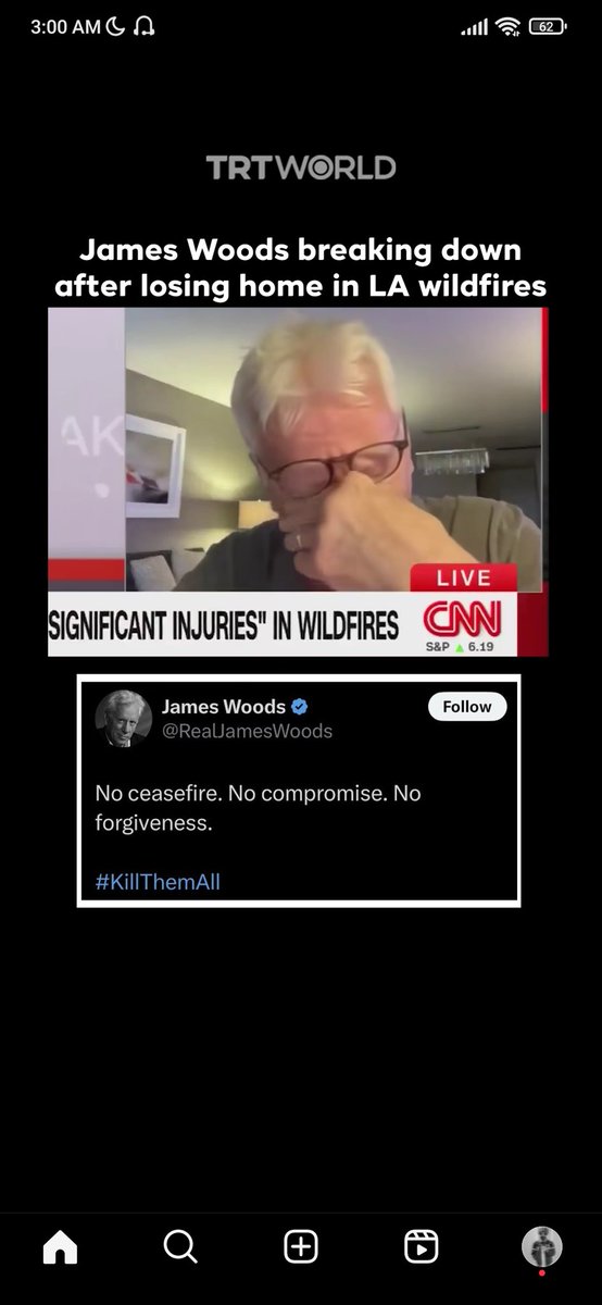 _Sh_Ja_'s tweet photo. @RealJamesWoods hey there just wanted to say hi https://t.co/cbwoE72MLp