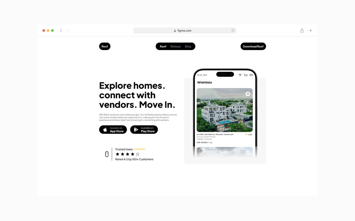 ninja_frontend's tweet image. I worked on a landing page ✨