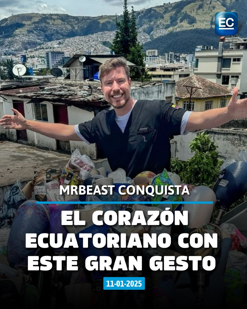 MrBeast dio alegría a Ecuador con un gran gesto 🤝🌍👍👇
elcomercio.com/afull/mrbeast-…
#Filantropía #Ecuador