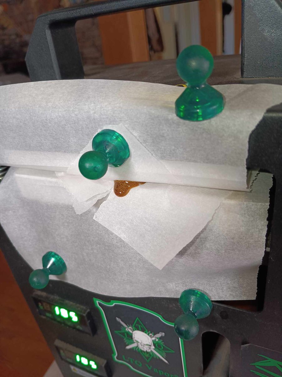 LiciousTt's tweet photo. Transformed 1 oz of OG Flower to 4.4 Grams of Rosin!
not bad at all~

El Diablo OG Smalls
Super Fire
 
what kind of numbers are you seeing.
I pressed 7grams at a time, getting about 1.1-1.2 per press.

#wegrowforyou #rosinpress #dabpress #cannaland https://t.co/kIbppCoz7L
