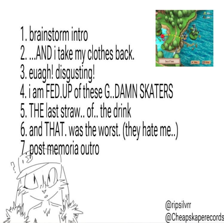 my album, "3dklonoacore volume 1" comes out the 17th on <a href="/CheapskapeRcrdz/">Cheapskape Records</a>! 
CDS will be available through their bandcamp so stay tuned!
the single "euagh! disgusting!" available in bio
(reposts are appreciated🧡)