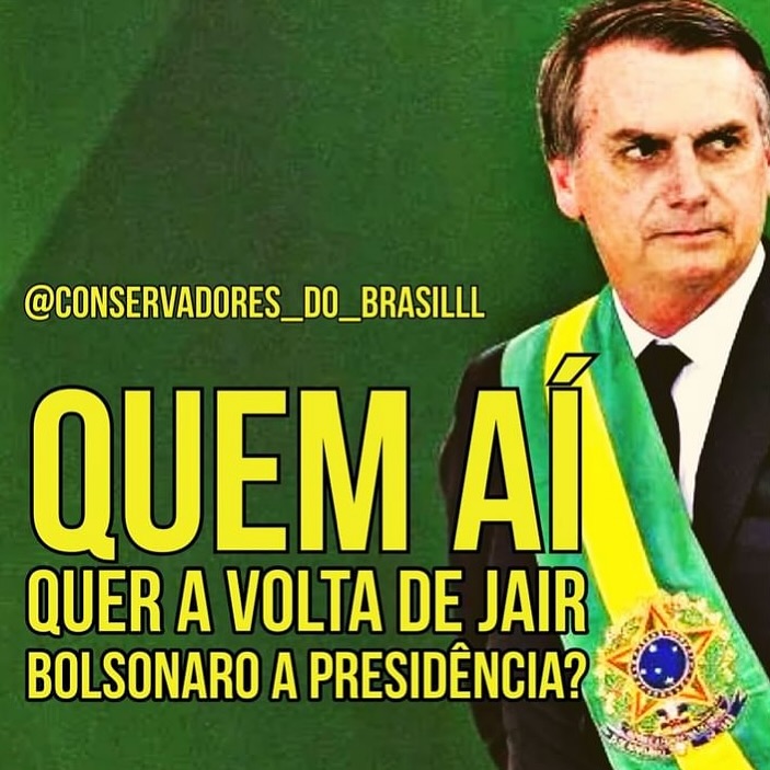 Eu quero volta Bolsonaro!! 🇧🇷💪