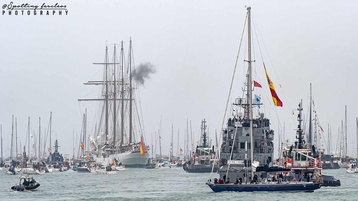 FercleosSpotter's tweet image. 97° Crucero de instrucción del buque escuela Juan Sebastián de Elcano con la princesa Leonor de Borbón a bordo.
#JuanSebastiánDeElcano #PrincesaLeonor #Cadiz #buqueescuela #puertodecadiz