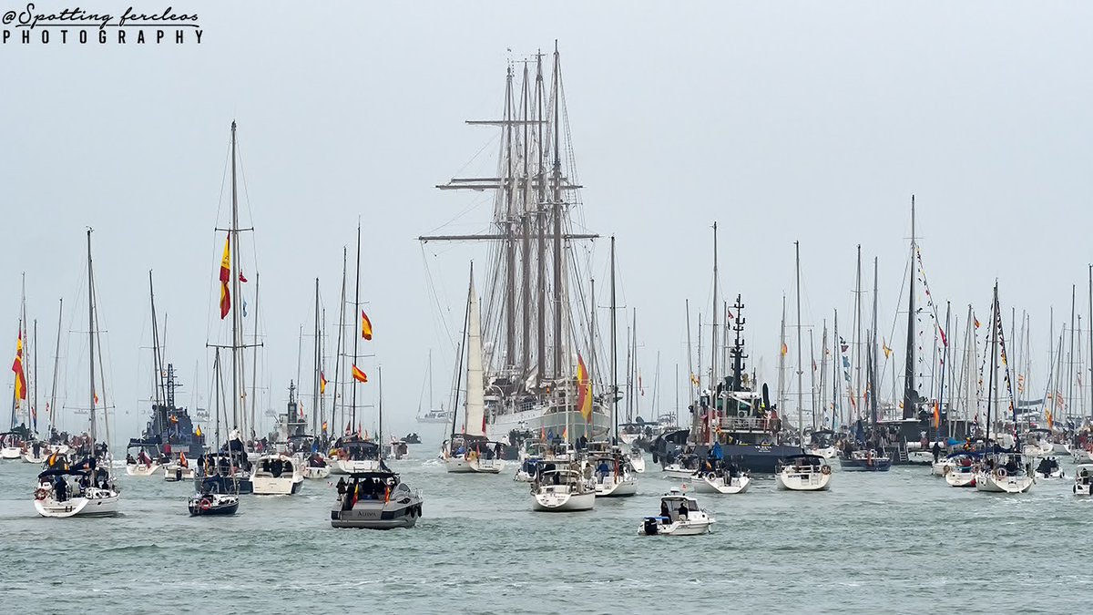 FercleosSpotter's tweet image. 97° Crucero de instrucción del buque escuela Juan Sebastián de Elcano con la princesa Leonor de Borbón a bordo.
#JuanSebastiánDeElcano #PrincesaLeonor #Cadiz #buqueescuela #puertodecadiz