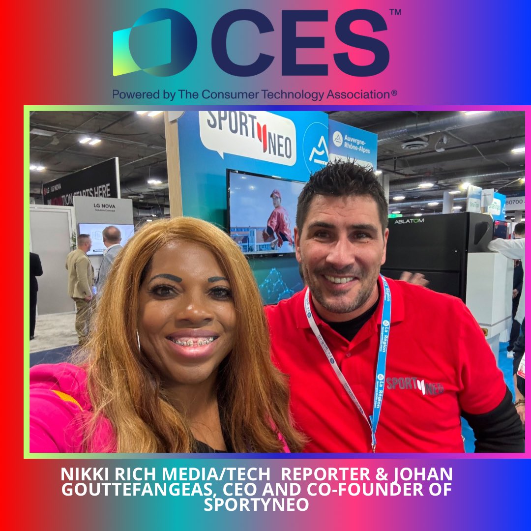 🌟 Check it out Game-Changer for Amateur Sports 🌟

As the CEO of The Nikki Rich Show &amp; Tech Reporter , I’m excited to join Johan Gouttefangeas , CEO and co-founder of <a href="/sportyneo/">SportyNeo</a> , at <a href="/ces/">CES</a> Las Vegas and <a href="/ces/">CES</a>  Unveiled to spotlight this revolutionary platform.