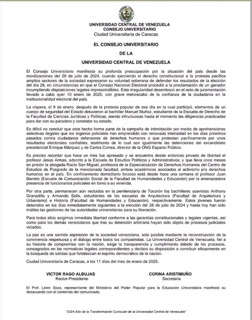 VRAD UCV tweet media