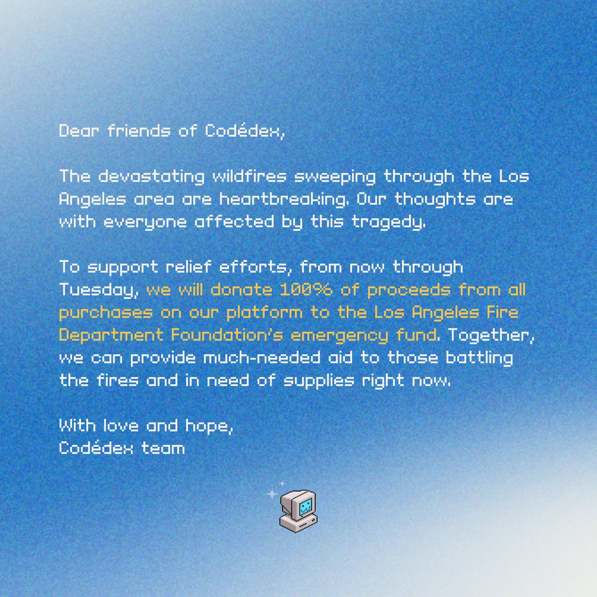 our hearts are with LA 🙏 #lafires