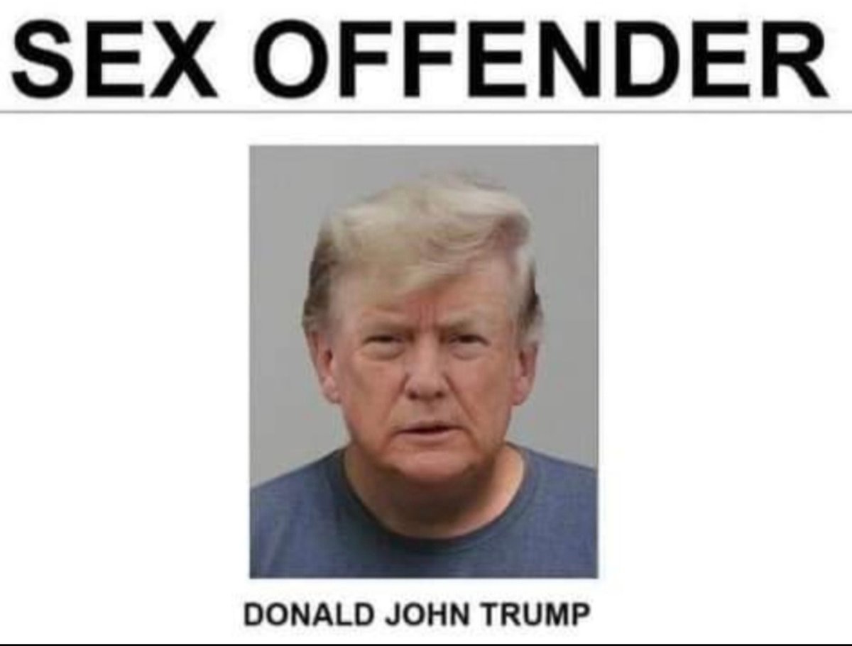 raggapegs's tweet photo. Now add Convicted Felon! https://t.co/UCqrfpYeie