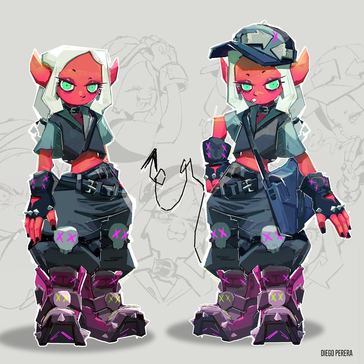 notperera's tweet photo. Crime Final Design!

There  are still some minor corrections needed but this is how the character  design for my final project turned out!, there is a lot of work left to do and I hope to be able to finish it soon and  share it over here :)
#conceptart #characterdesign https://t.co/K5o3MhH75d