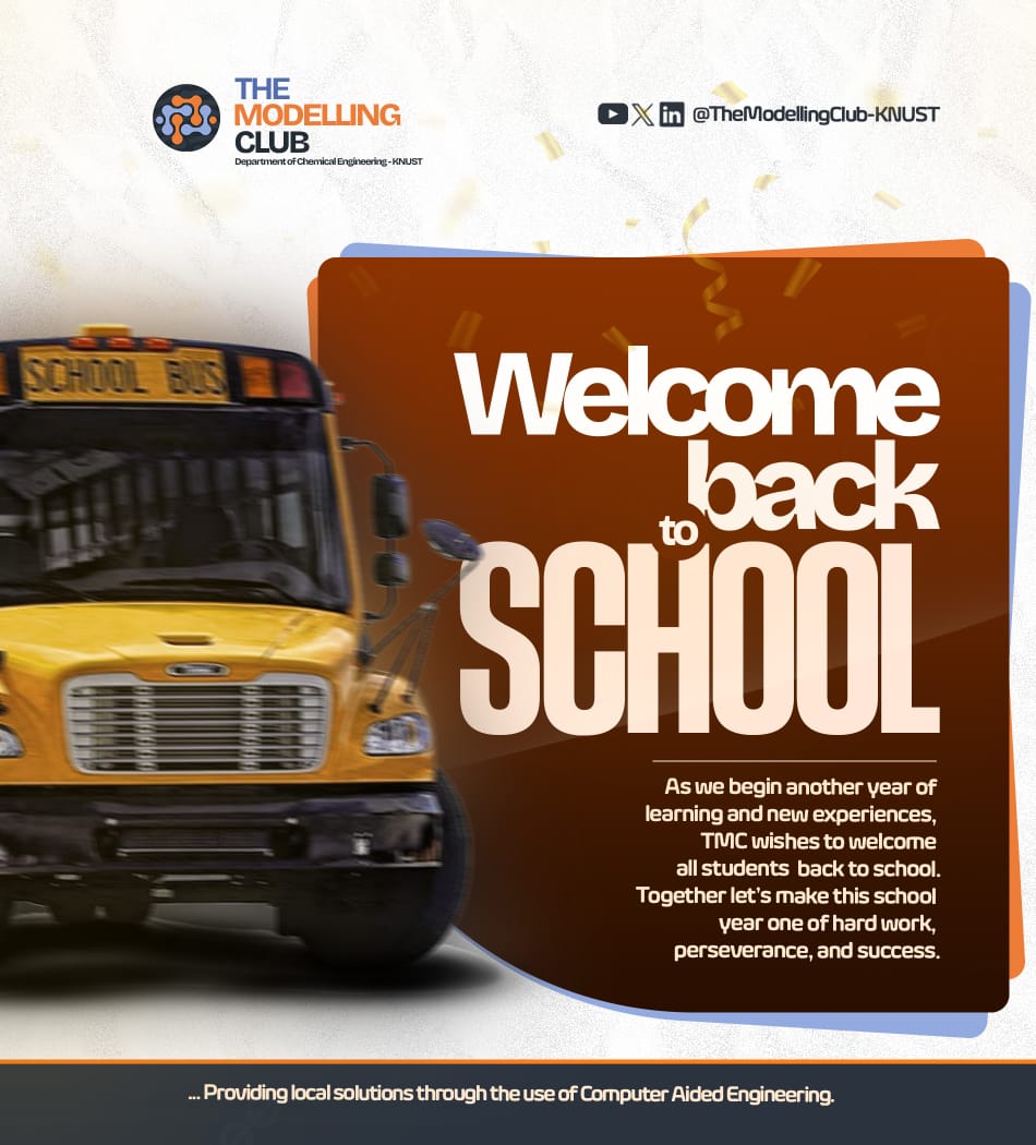 ClubModelling's tweet image. TMC welcomes you back to School!🤗

As we step into a new academic year filled with opportunities for growth, learning, and collaboration, The Modelling Club  of KNUST warmly welcomes all students.

Join us as we embark on another journey of excellence, teamwork, and innovation.