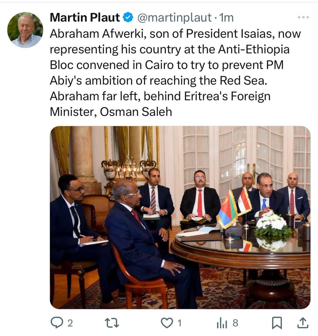 Eri1962S's tweet photo. A lair is always a lair 
It's enough evedince that  @martinplaut  is a big liar and deceitful person. He is saying this young Eritrean diplomat (in the pic) is the son of president Isaias Afwerki (Abrham) 😂.
@2bEritrean @shaebiaeritrea2 @NationalEr_Int @b_nick
@ProEritrea https://t.co/cFMFwob7Dw