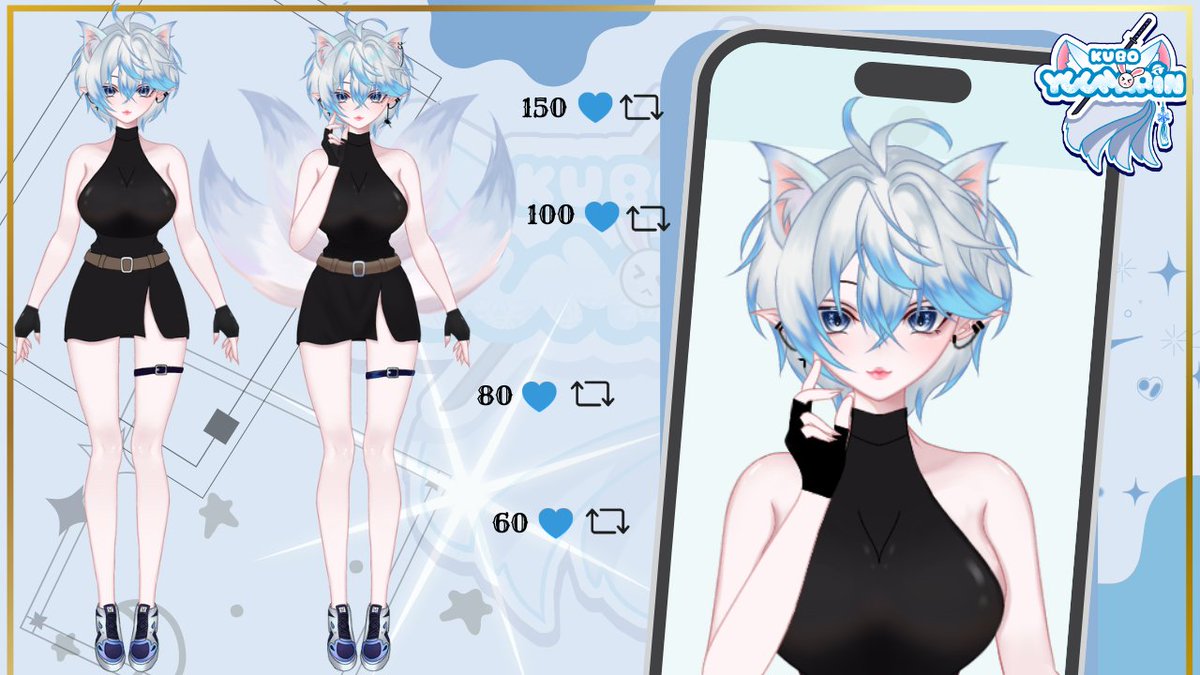 kuboxchii_'s tweet photo. ୨୧📷˚。Model Reveal。˚📷୨୧
✎ hi everyone, your virtual ice elf and snow fox is here, my name is kubo yuunarin,Thank you for helping me reveal my 2.0 model~!!
「#modelreveal ❄️ #vtuber ❄️ #revealmodel 」 https://t.co/vpkPuKnyA4