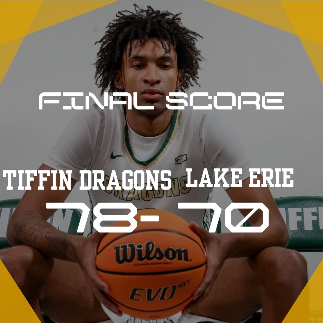 Dragons Win! 🐉🔥

Tiffin Men’s Basketball comes out on top with an incredible performance.

#TUDragons #Victory
