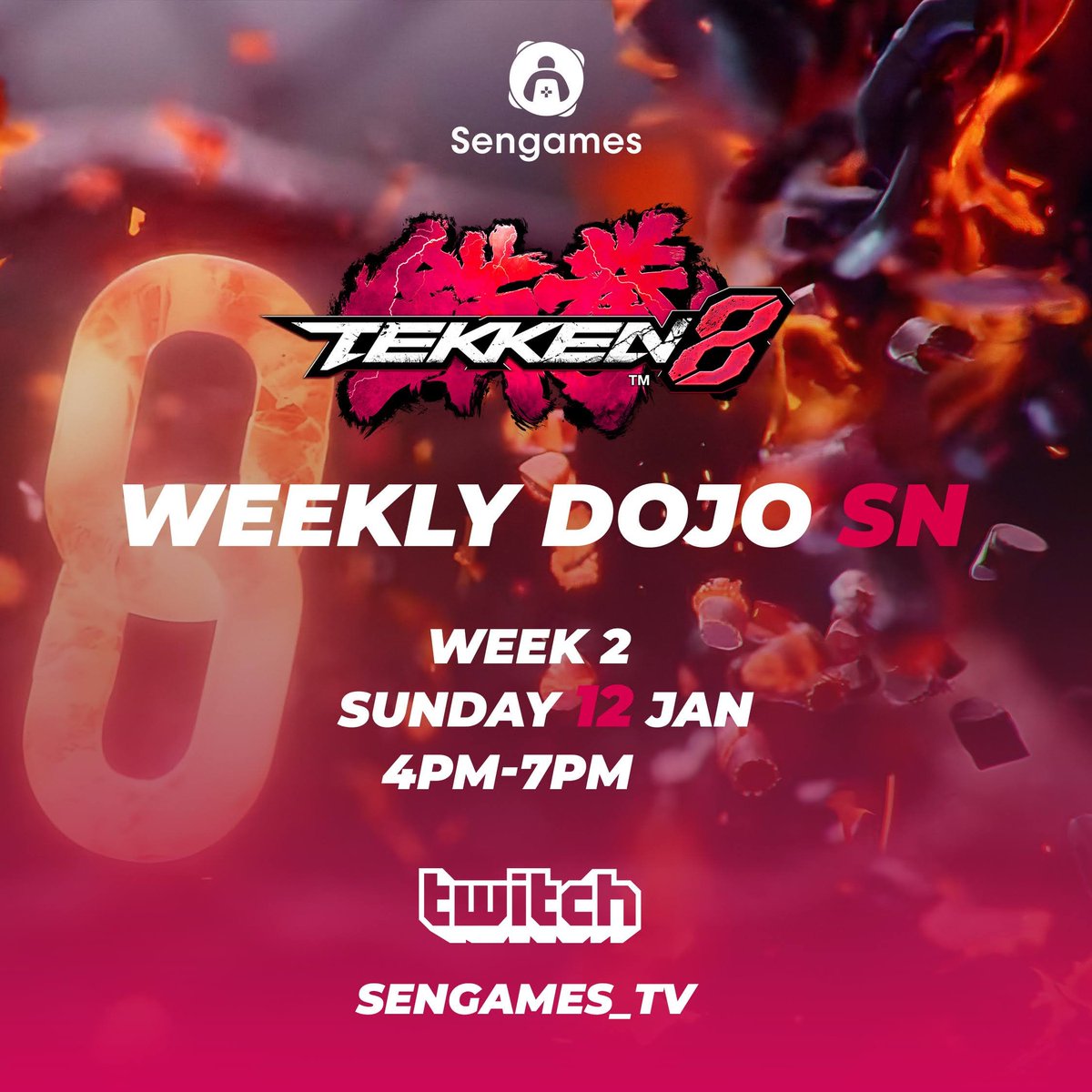 Get ready for some good ass Tekken 🥊 with team Galsen 🇸🇳
Tomorrow at 4pm GMT on our twitch channel 
twitch.tv/sengames_tv