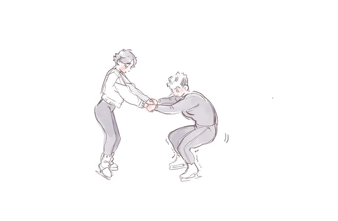 ice skating [1/2]  #kenma #BokuAka