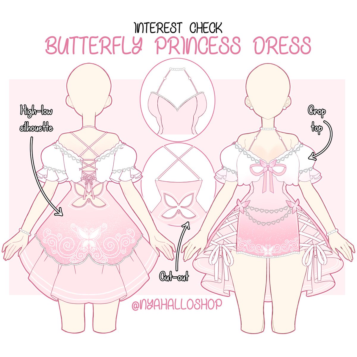 NyahalloShop's tweet photo. Fairy princess vibes 🧚🦋 https://t.co/GyQ599C7dH