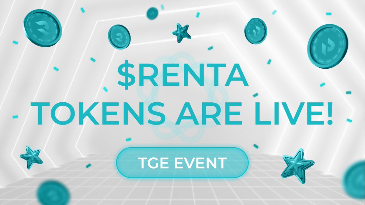 purecrypto_'s tweet photo. The Renta Token (RENTA) is now live, marking a significant step in the development of the @RentaNetwork, which focuses on decentralized rentals and asset management. 

Key dates for its BitMart listing are as follows: deposits open on January 13, 2025, trading begins on January 15, 2025, and withdrawals open on January 16, 2025. Users can track the token on the Renta Explorer and trade on BitMart. 

Stay tuned for more updates and follow Renta on Twitter for news and giveaways.

https://t.co/thDax6CkhN