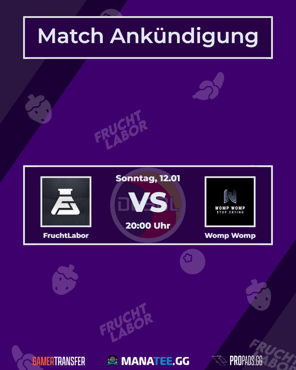 Nach einer kurzen Winterpause in der <a href="/DeSBLR6/">DeSBL Rainbow Six</a> Ultimate #26 geht es für uns heute direkt weiter gegen das Team Womp Womp. 🔥
Wir drücken unseren Jungs die Daumen und hoffen auf ein paar spannende und knackige Matches! 🙌