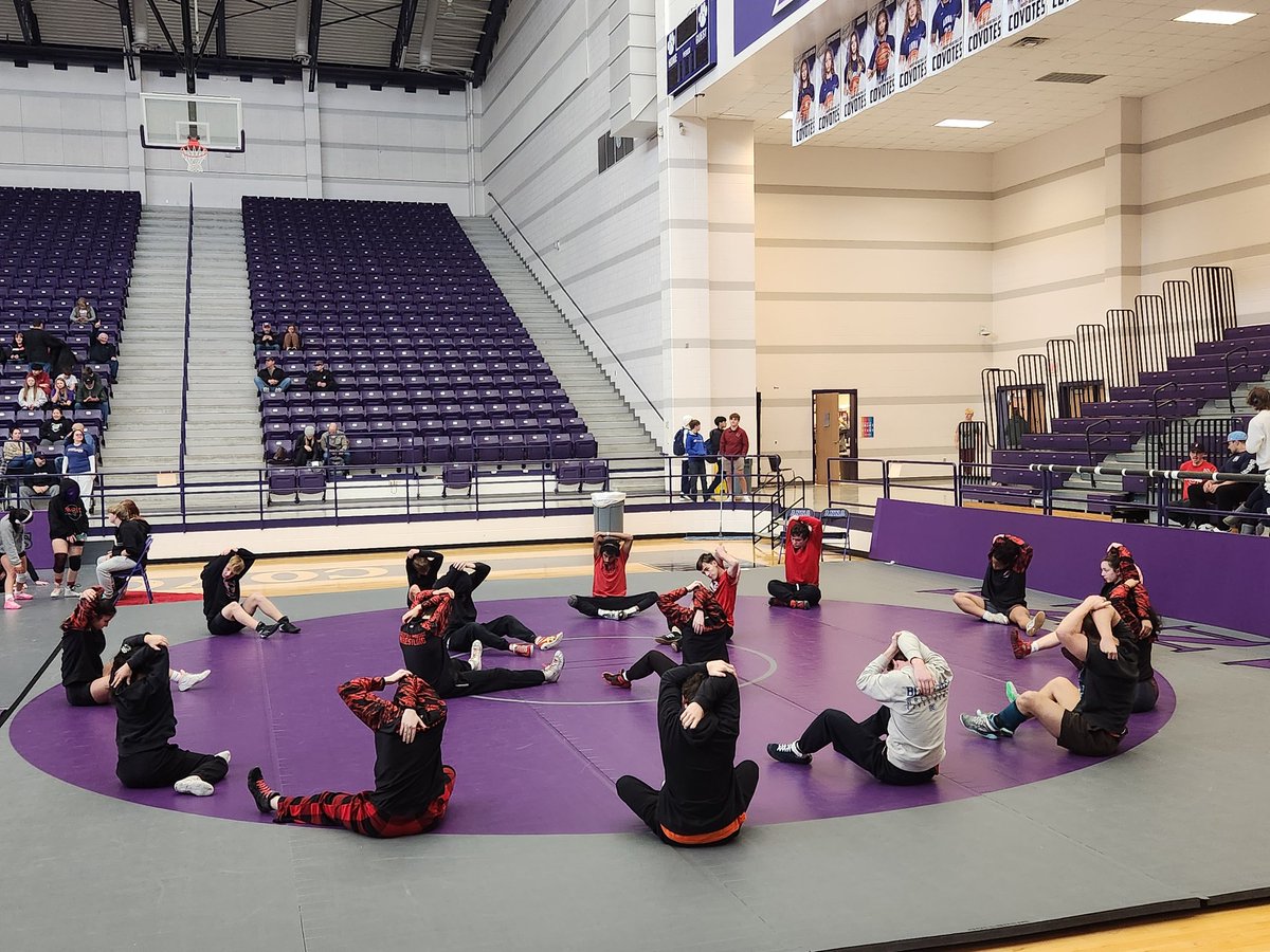 Rain or shine (or ice!), it's wrestling time!