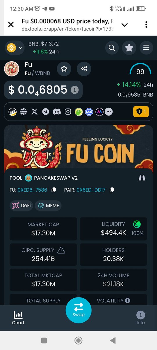 hivad_'s tweet photo. اگه میخوای خوش شانسی سراغتو بگیره 
خودت برای خودت شانس بخر👌❤️ $fu
#FuCoin https://t.co/bDFo45zcAf