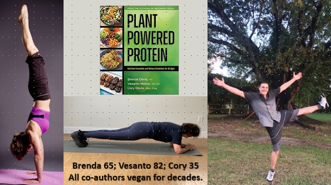 Brenda Davis and I just reached a milestone- a million books in print in English- plus we are in 9 other languages nutrispeak.com/books/   nutrispeak.com/consultations/
Our Plant Powered Protein- with Cory Davis- reached #1 on amazon.com