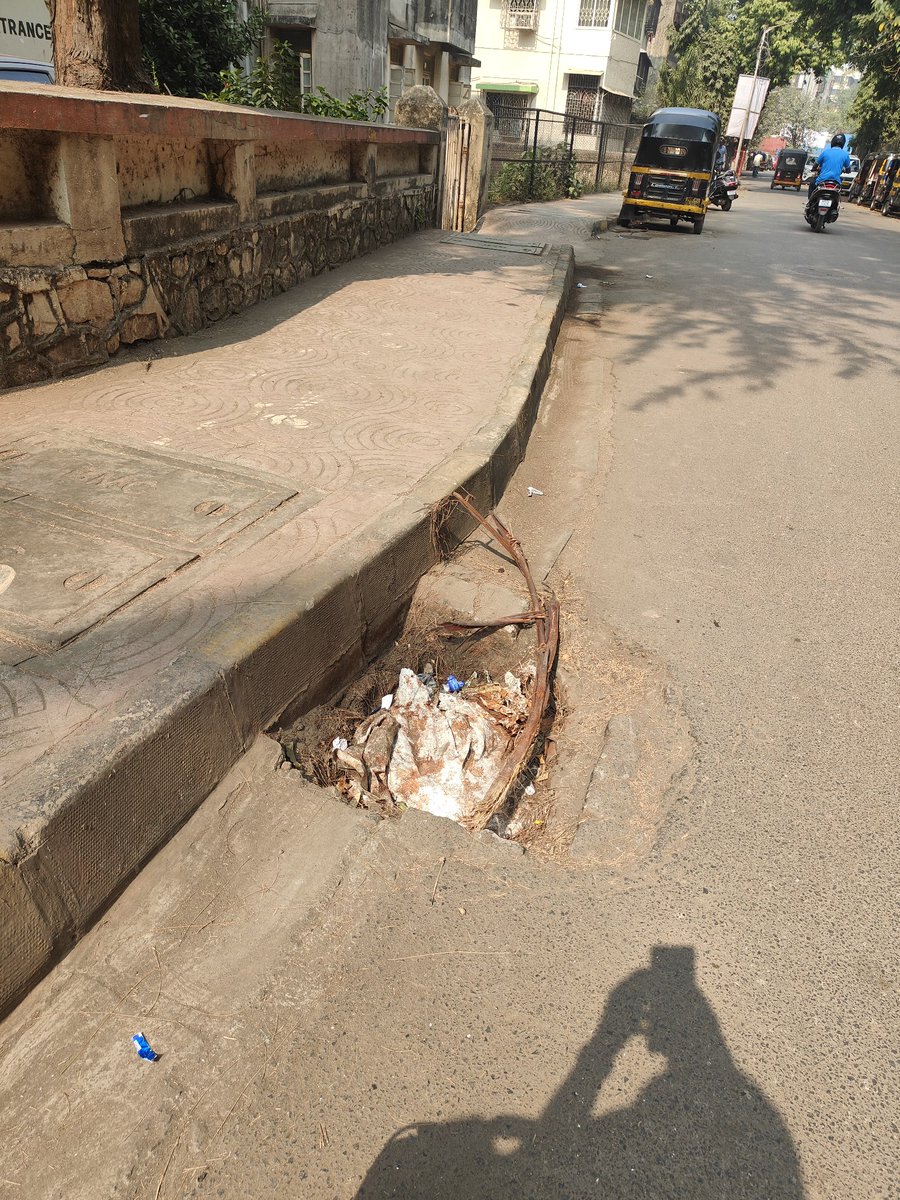sawantsid45's tweet photo. "URGENT: Broken stormwater lid on kadeshwari mandir marg outside HOOR VILLA building needs immediate attention! @mybmcWardHW,@mybmc
@my please send a repair crew ASAP to prevent accidents!  #infrastructure #publicsafety #yuvasena"
@RyanDMenezes ji
@ShivSenaUBT_ https://t.co/uFdby2OB0V