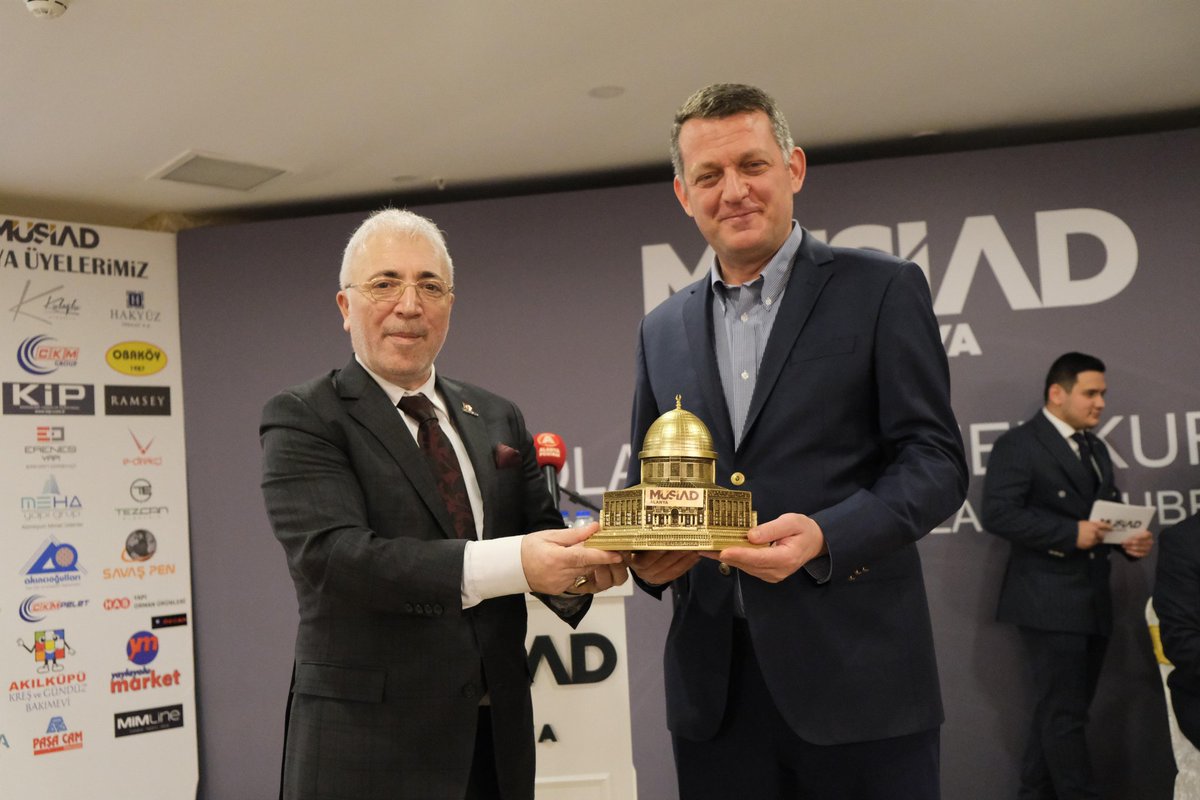 MUSIADAlanya's tweet photo. MÜSİAD Alanya 3. Olağan Genel Kurulu Gerçekleştirildi!

MÜSİAD Alanya Şubesi, 3. Olağan Genel Kurulu, Alanya Kaymakamı Sn. Dr. Fatih ÜRKMEZER ve Kurum Müdürlerinin katılımıyla gerçekleştirildi. https://t.co/aDFib8BIOR