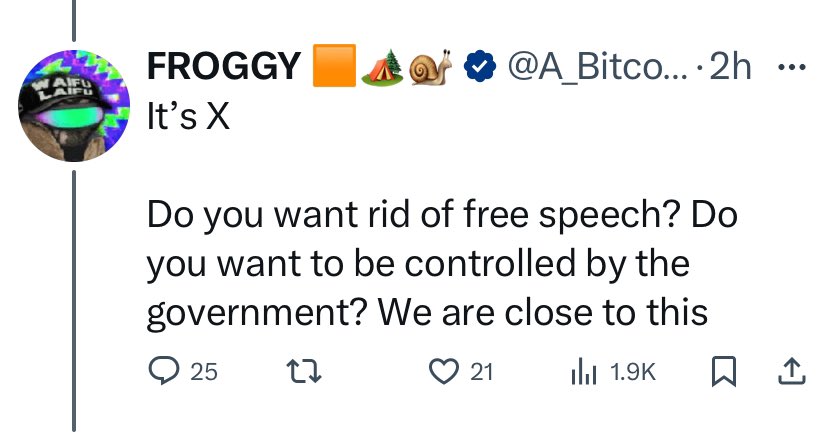 ReformWillUK's tweet photo. @A_Bitcoin_World @davidsworlduk @BladeoftheS That didnโt take long! #ItsTwitter https://t.co/Hh8c2rLHEa