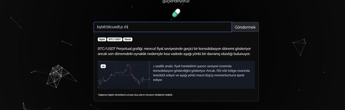 KriptomEren's tweet photo. Bugün sizlere bir projeden bahsedeceğim. 
$PROL https://t.co/6ZjUx5VV0Z, yapay zeka tabanlı teknik analiz araçlarıyla RSI, MACD, Bollinger Bands gibi göstergeleri kullanarak piyasa trendlerini ve fiyat oluşumlarını analiz eder. 📈 Yatırımcılar için güçlü bir ticaret rehberi sunar https://t.co/PzwuPOOxlc