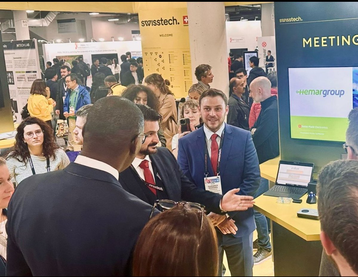 hemargroup's tweet photo. 🌟 Shaping the Future at CES 2025 🌟

Honored to welcome Garlin Gilchrist II, Lieutenant Governor of Michigan, to our CES presentation. We also introduced Alessandro Pasquali, founder of Slux, a LiFi startup shaping the future of connectivity.

Special thanks to SwissTech for organizing this incredible experience and to Frank Muller, Honorary Consul of Switzerland in Detroit, for visiting our booth. Grateful for the support of Thierry Barbey and the #Alfred team!

Hemargroup: Electronics is our world, manufacturing our passion 🚀

#CES2025 #EMS #Innovation #LiFi #SwissTech