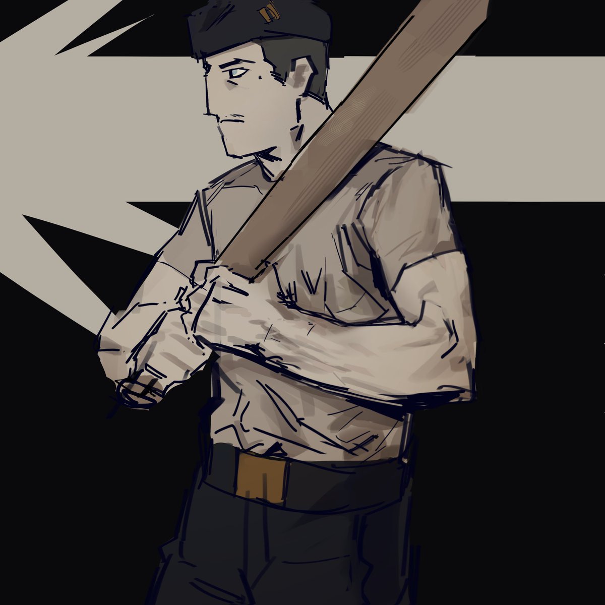 Krofel2's tweet image. I have nothing to post so I offer you some stupid doodles of that one guy I always draw