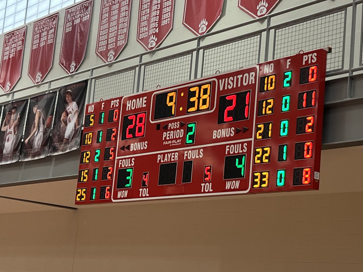 Girls BBall on the road at Wadsworth today and trailing 28-21 at the half.