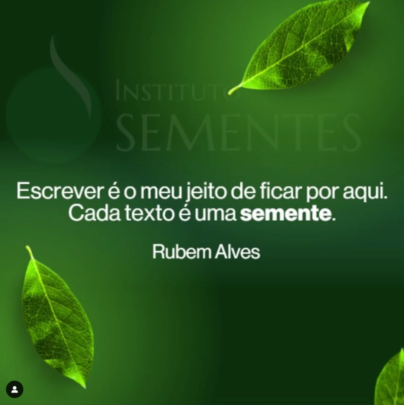 sementesorg's tweet photo. Rubem Alves eterno.🌱🌳💚 https://t.co/LN8aPkZ1z4