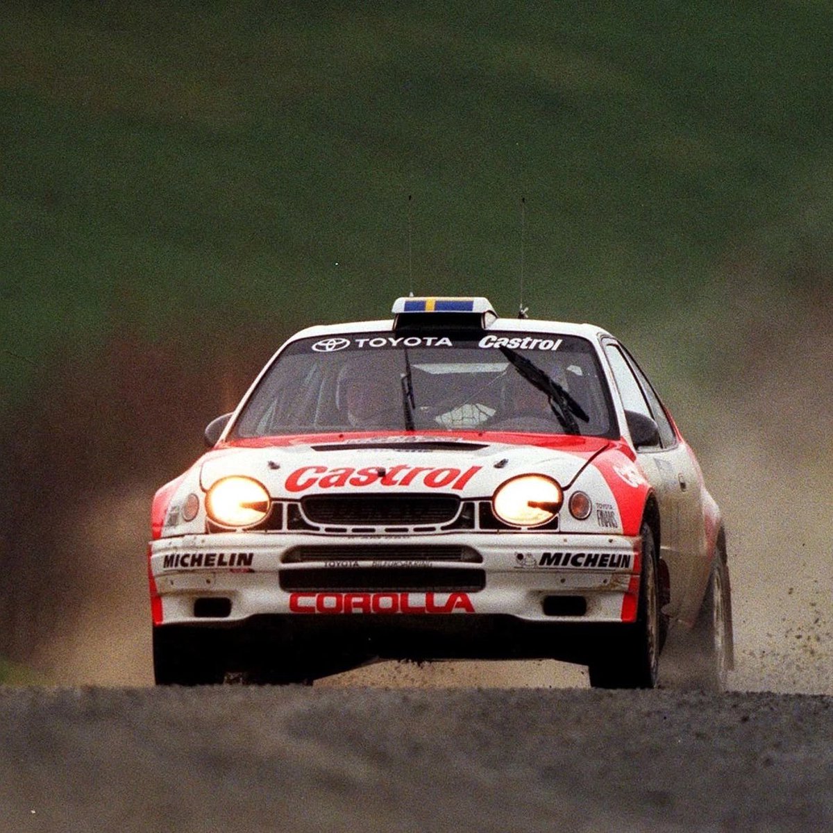 RSF_Motorsport's tweet photo. Thomas Rodström / Lars Beckman, Toyota Corolla WRC.
WRC, Rally New Zealand, 1998.
#WRC #Rally #RallyNewZealand #Radstrom #Backman #Toyota https://t.co/yzIKMZWDmR