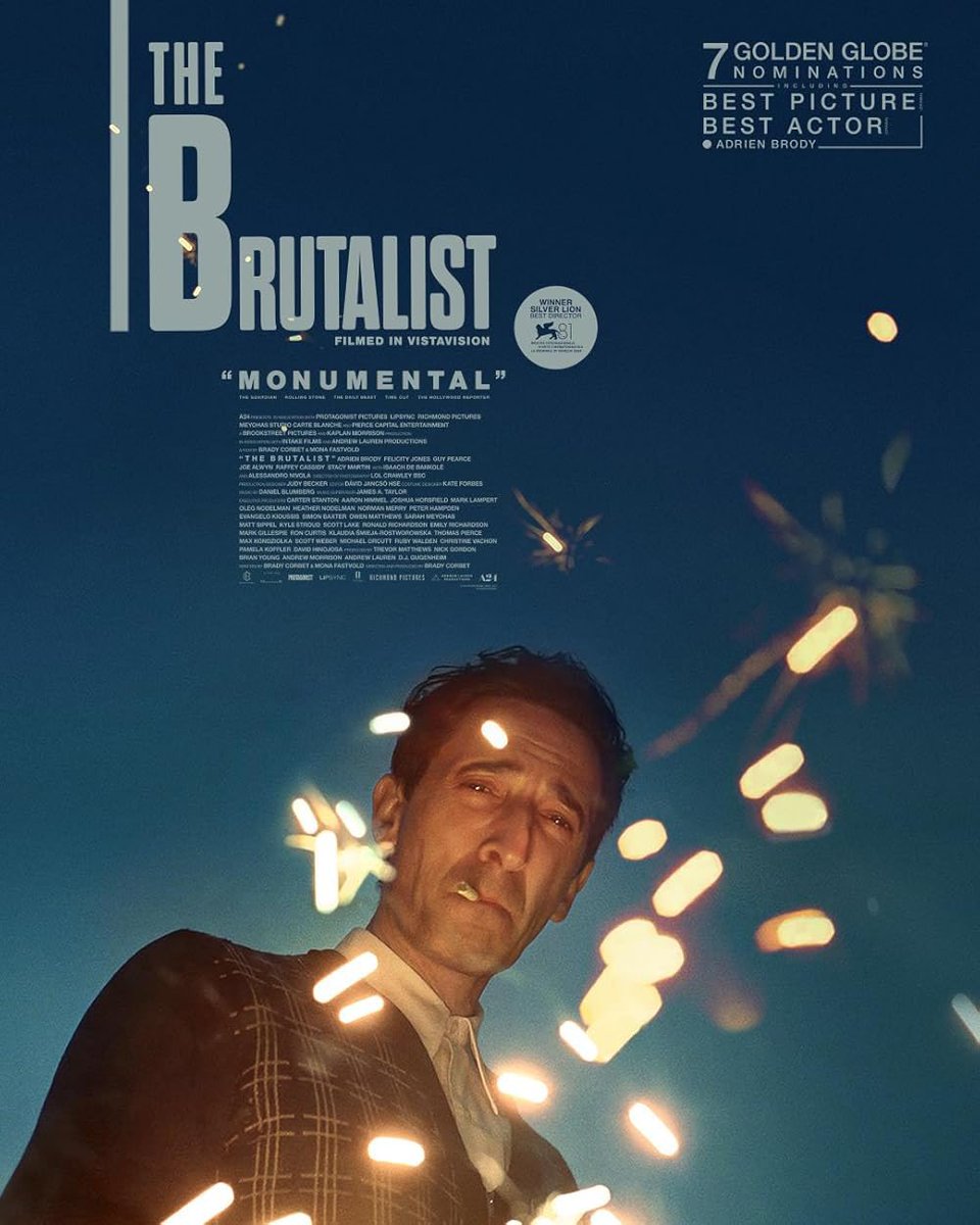 A poster for the film The Brutalist (2024)