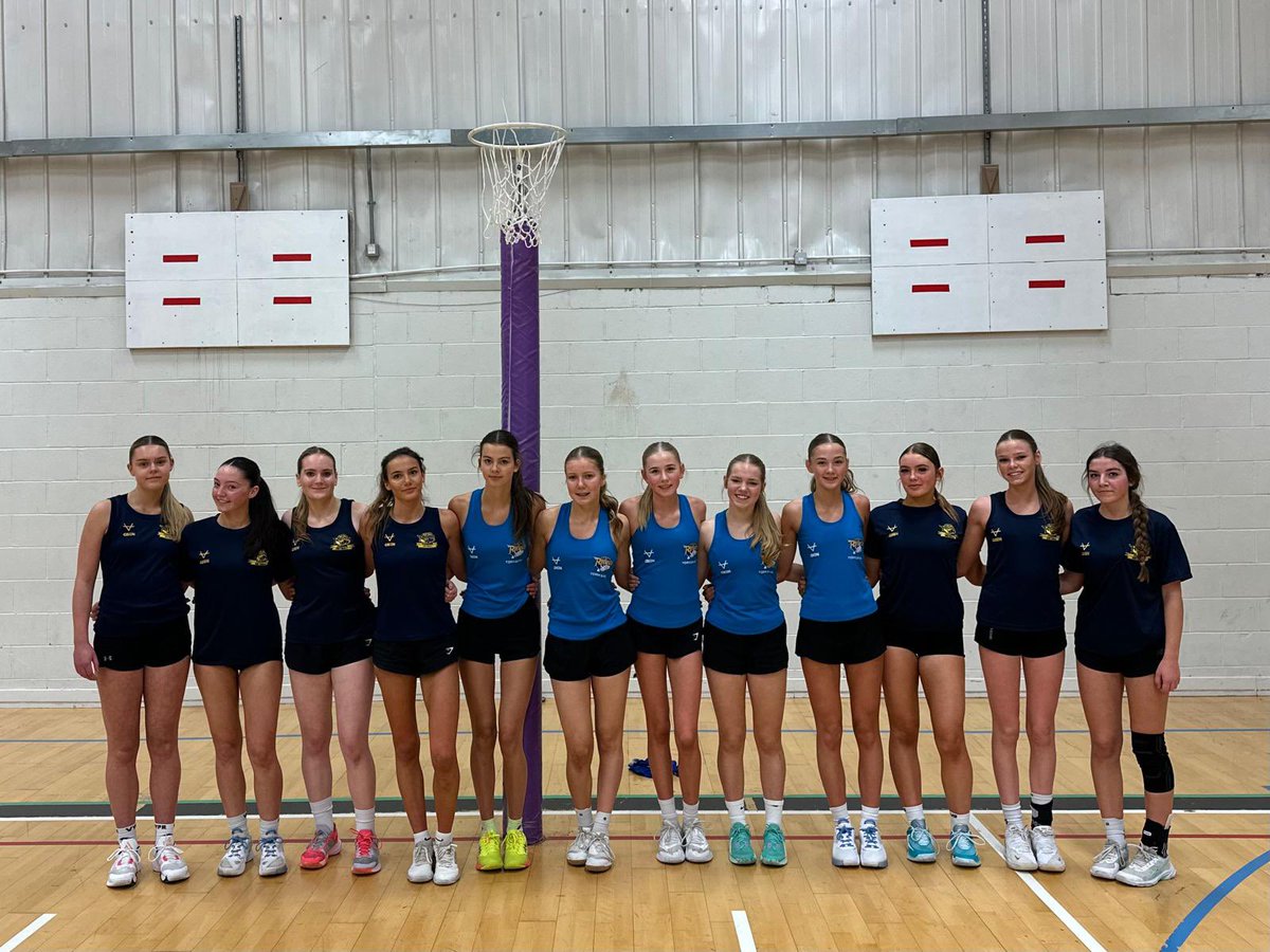 RhinosNetballSL's tweet photo. Our big day of activity to start 2025 has come to a close &amp; we have had a lot of great games by our Pathway teams 🥳

It was 3 wins at home for our Leeds Rhinos Yorkshire:
PDP won 49 - 35 

U17s won 51 - 46

U19 won 50 - 46

Big thanks to @Lightning_Acad for 3 great games

💙🦏💛 https://t.co/TQkFDTsBw2