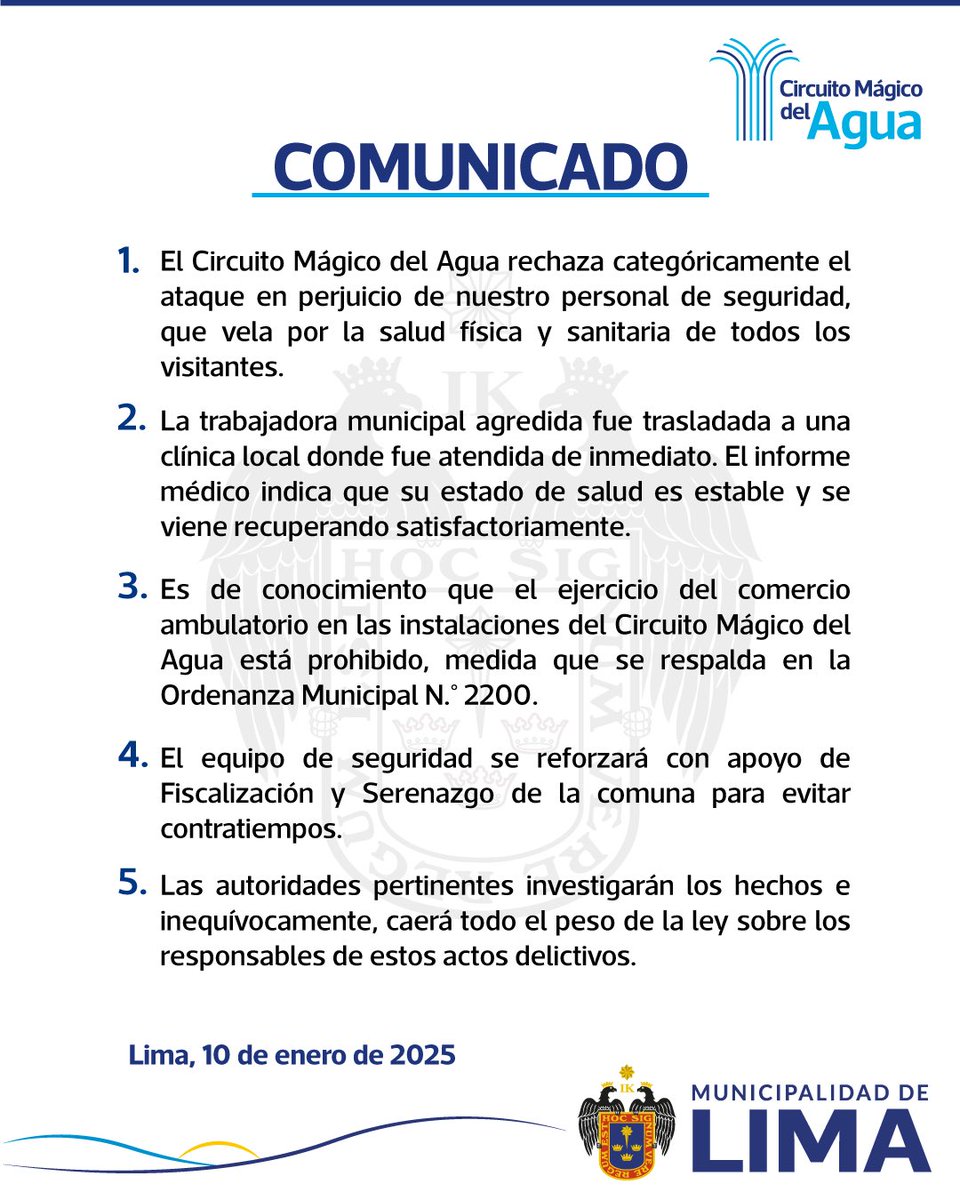 Circuito Mágico del Agua del Parque de la Reserva tweet media