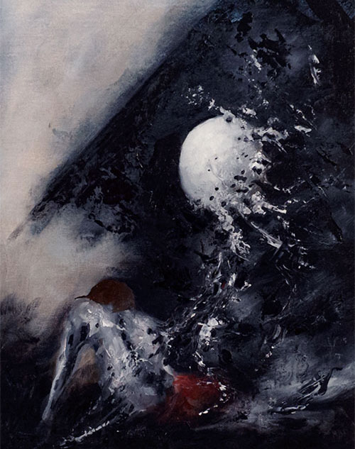 Excerpt from the Gallery of Nightmares Book 2:

Then one filament touched me… then another…. and then more. I screamed as a cube of flesh fell off of every part of my body where the filament touched.