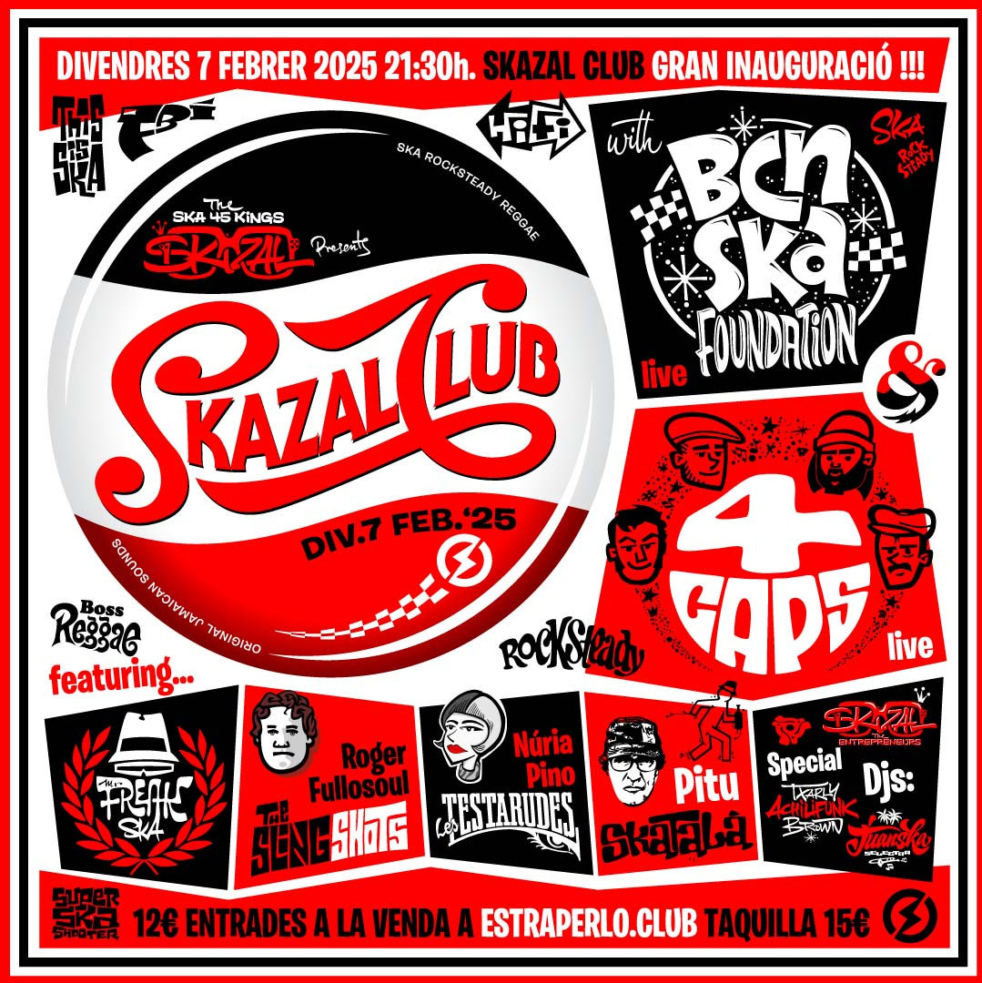 Alerta!!! Comencem refoundation al 2025!!! I el retorn és de les millors maneres possibles, acompanyats d’una gran banda i de specials featurings! Té pinta que serà una gran gran nit!!! Apunteu-vos que nos las quitan de las manos!!