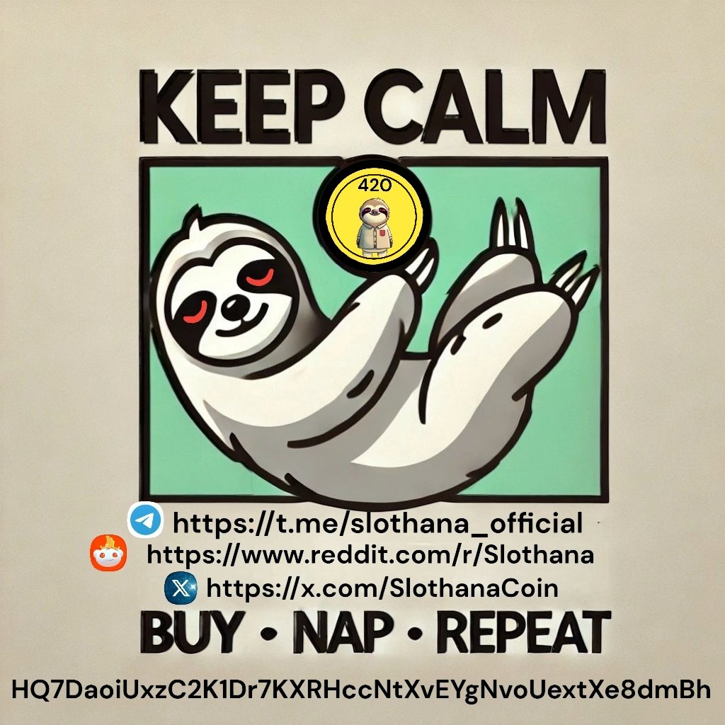 Kajp28's tweet photo. @YisusCryptos Many blue chip coins. As for Meme coins, there is only one Iam faithfully too through and through. 💎🦥💚
@SlothanaCoin
#CommunityFirst 
#CommunityAlways
#wechillin 
#2025yearofsloth https://t.co/s0Hk31o7jz