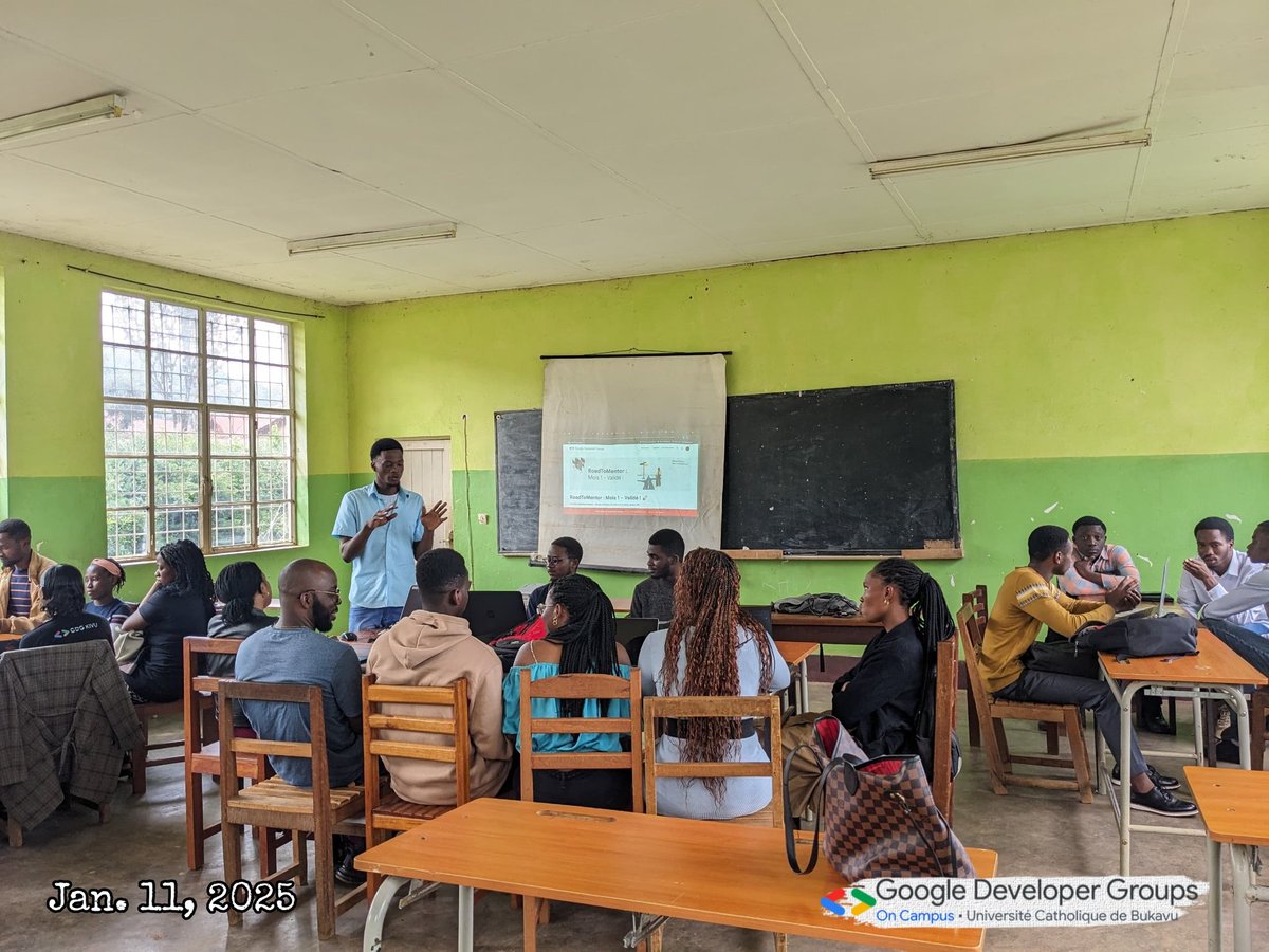 gdgocucbukavu's tweet photo. 🎉 1 mois validé 🎉
Nous avons eu notre événement cet après-midi pour couronner le 1er mois du programme #RoadToMentor 💯
Merci à toute l'équipe de nos Leads et Mentors ☺️ et beaucoup de courage aux apprenants 💪🏾

#gdgocucb #mentorsgdgocucb
@GDGAfriqueFranc @GdgKivu @drcmin2

🚀 https://t.co/kmeHUabXPy